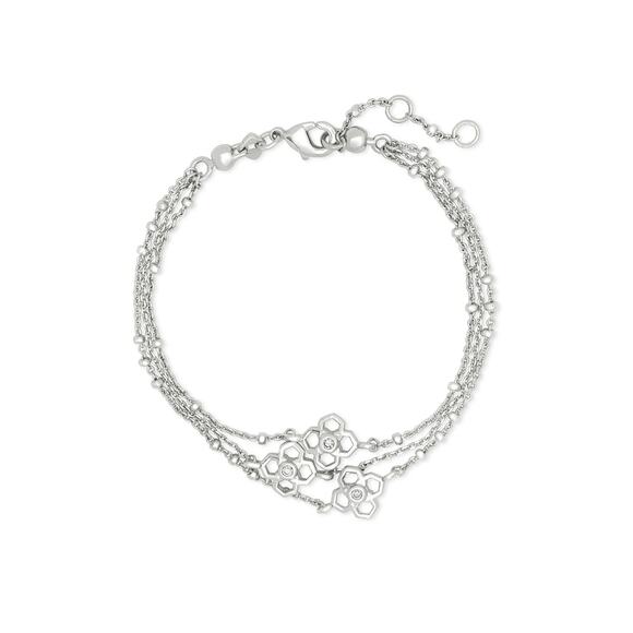 Kendra Scott Rue Multi Strand Bracelet In Silver - Picture 6 of 6
